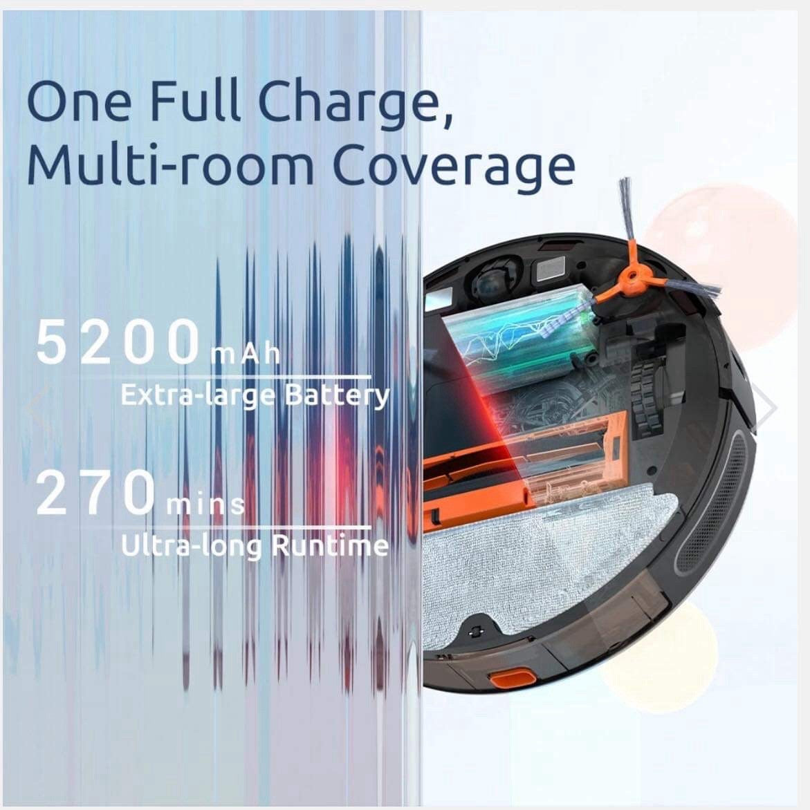 Kyvol Cybovac S31 Robot Vacuum and Mop, Automatic Dirt Disposal Lidar Navigation